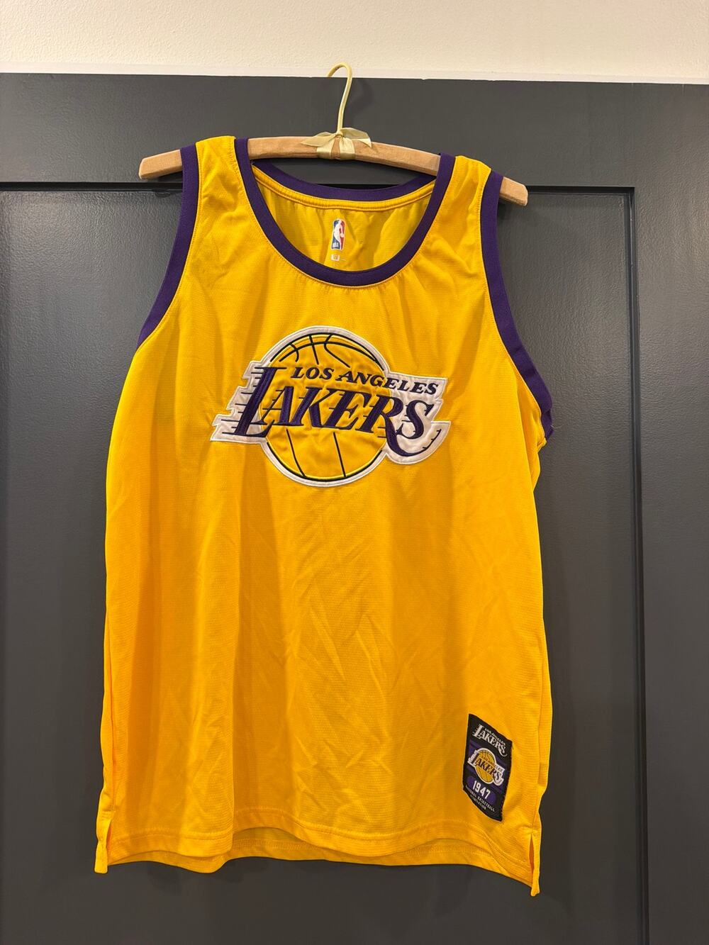 Los Angeles Lakers Perfect Game Men's Yellow and Purple Vest
